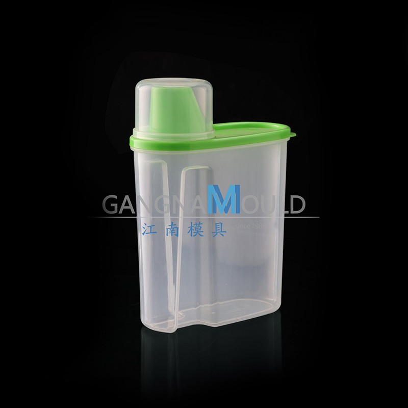 Molde para tanque de plástico de cocina para dispensador de alimentos secos, harina y cereales JN-389