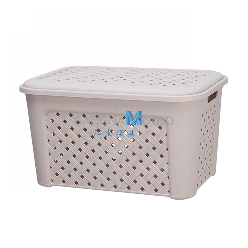 Molde de cesta de lavandería de plástico de almacenamiento de baño JN-378 