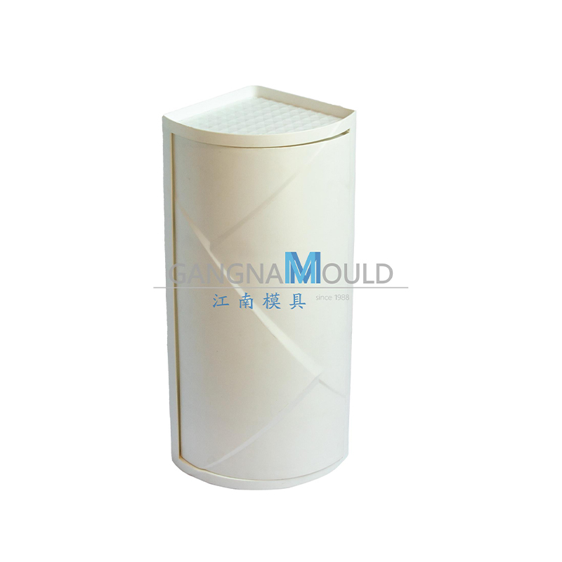 Molde para estante de almacenamiento de plástico impermeable con trípode para baño JN-365
