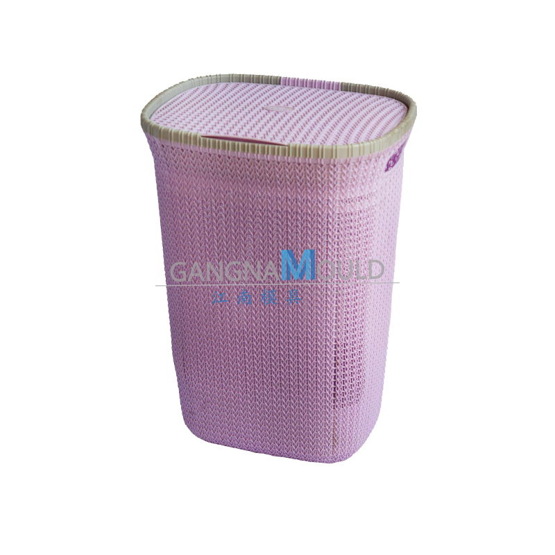 Molde de cesta de lavandería de plástico de almacenamiento de baño JN-376 