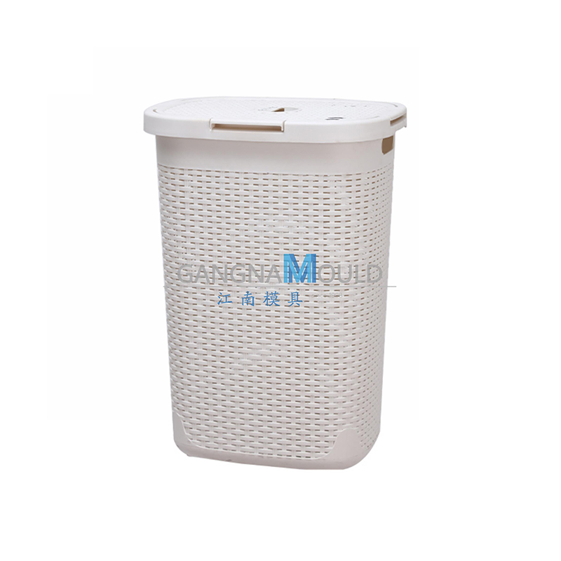 Molde de cesta de lavandería de plástico de almacenamiento de baño JN-372 