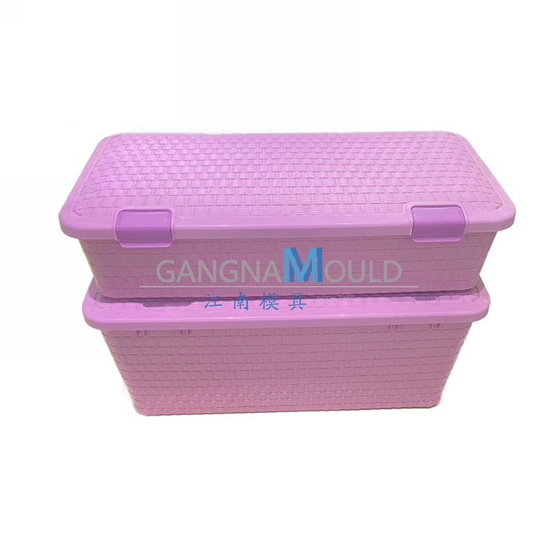 Molde de caja de almacenamiento de ropa para el hogar de plástico JN-454 