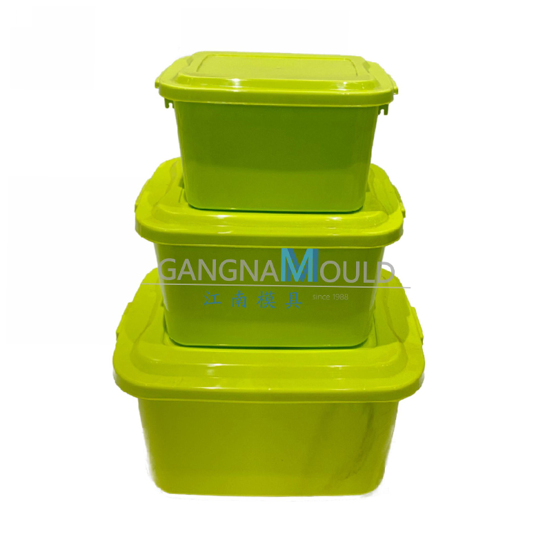 Moldes de caja de almacenamiento de plástico de diferentes tamaño JN-483 
