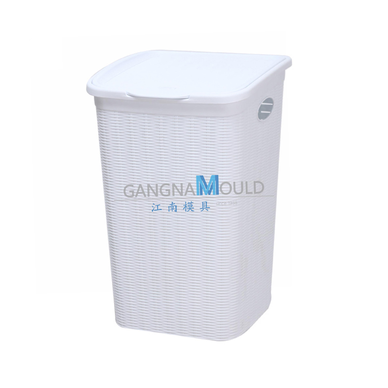 Molde de cesta de lavandería de plástico de almacenamiento de baño JN-374 