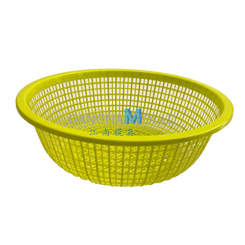 Molde de inyección de cesta de lavado de vegetales de cocina hueca de plástico JN-428 