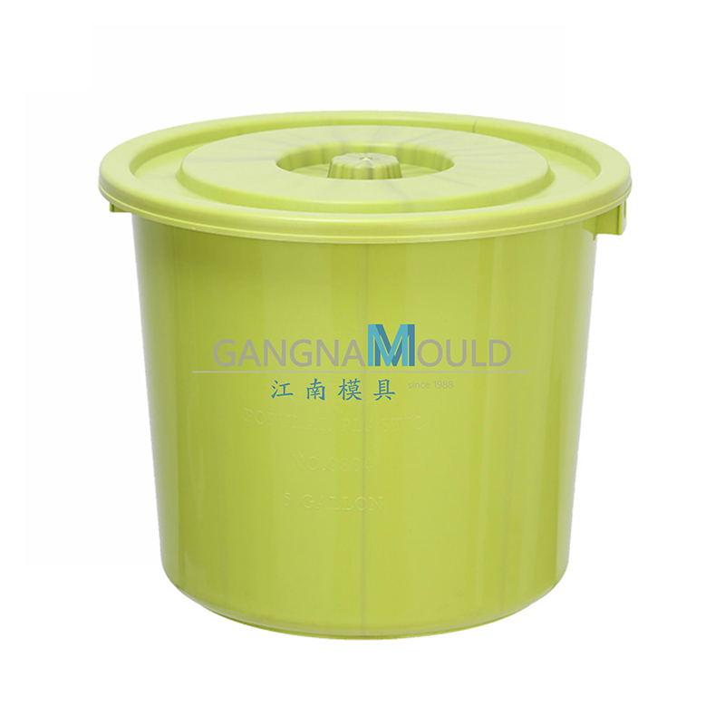 Molde para cubo grande de plástico con tapa JN-281 