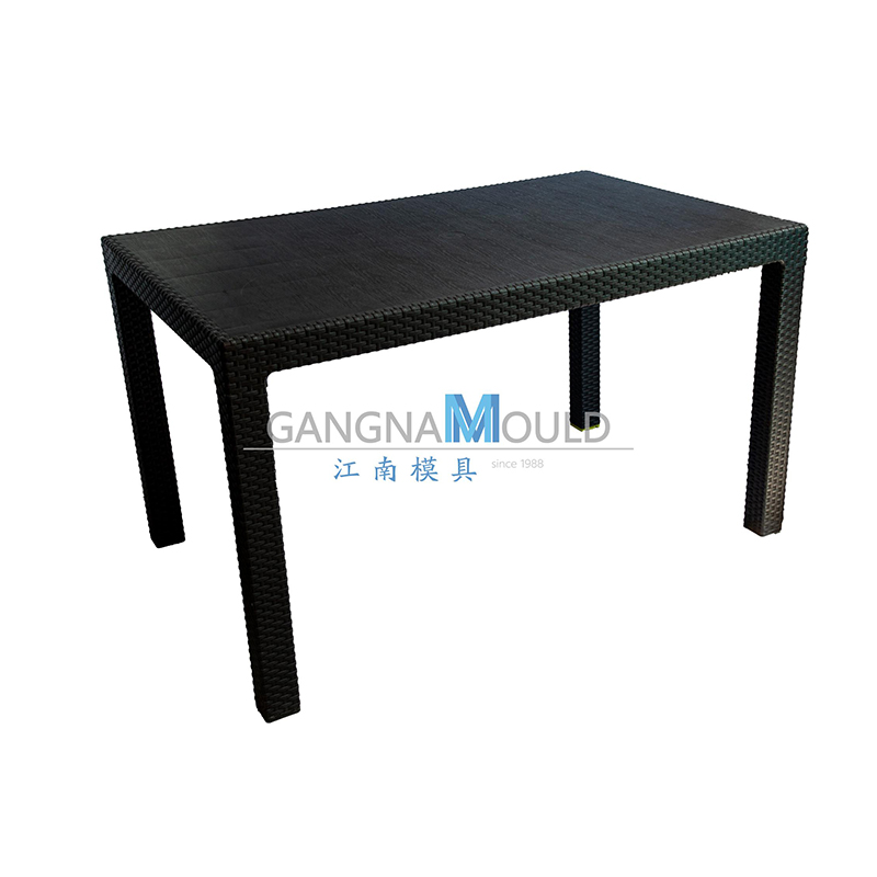 Molde de plástico para mesa doméstica de ratán JN-199 