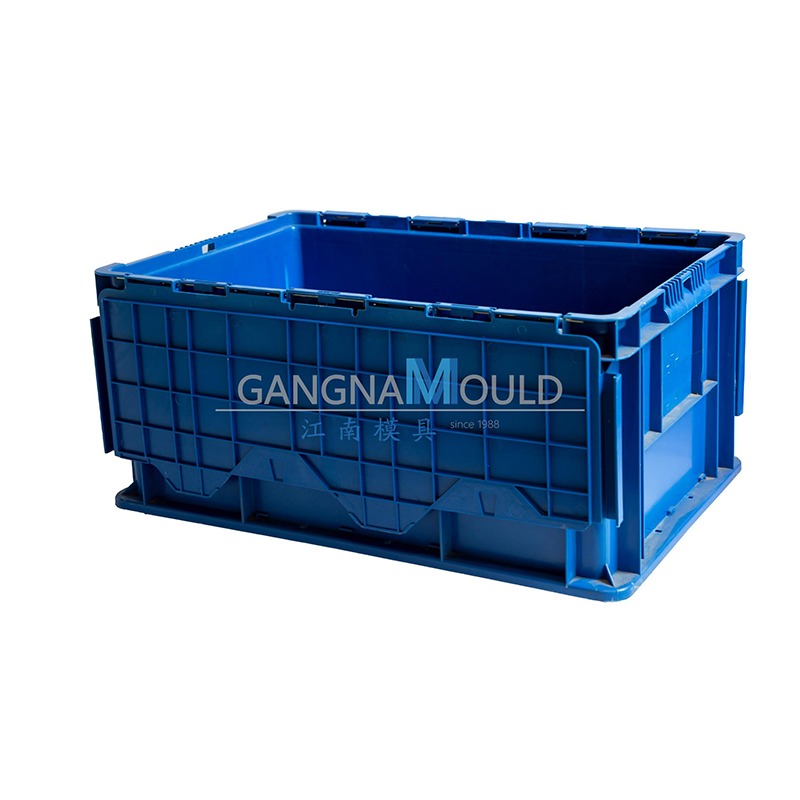 Molde de caja de rotación de plástico apilable JN-039