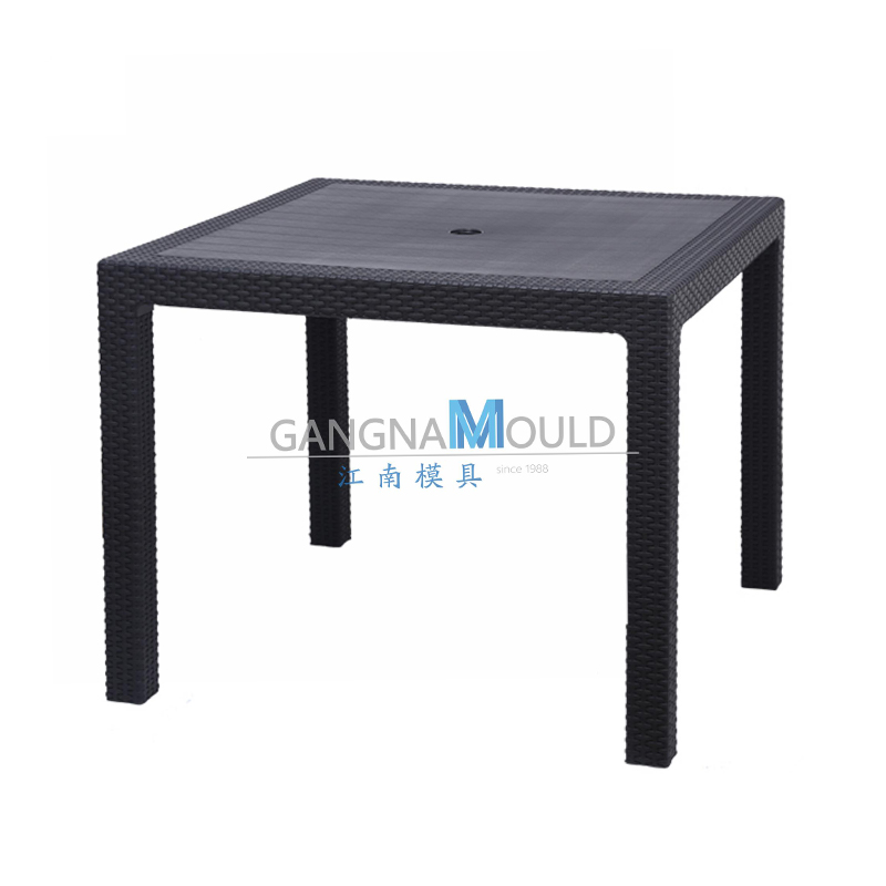 Molde de plástico para mesa doméstica de ratán JN-200