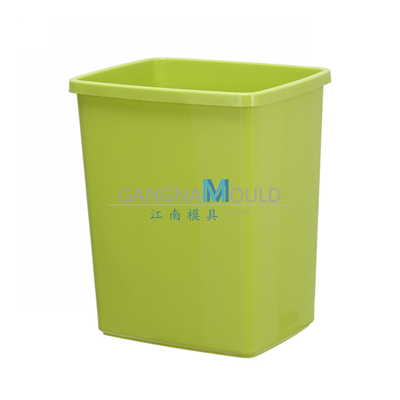 1、Molde de inyección para cubo de basura rectangular de plástico JN-237
