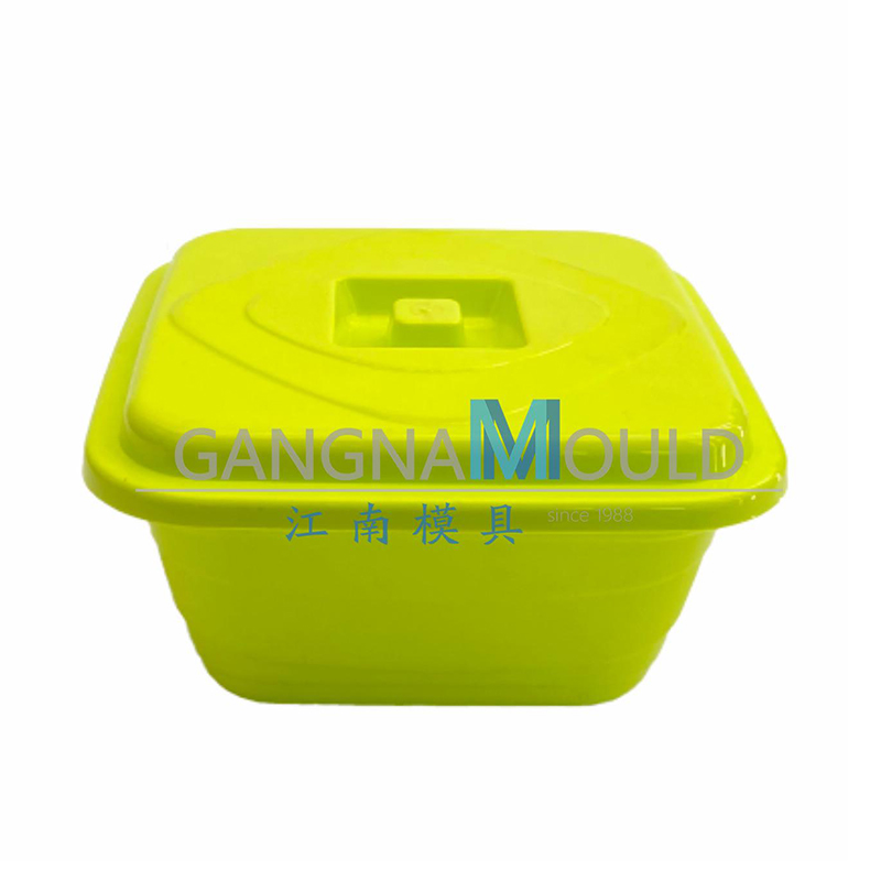 Molde para cubo grande de plástico con tapa JN-280 