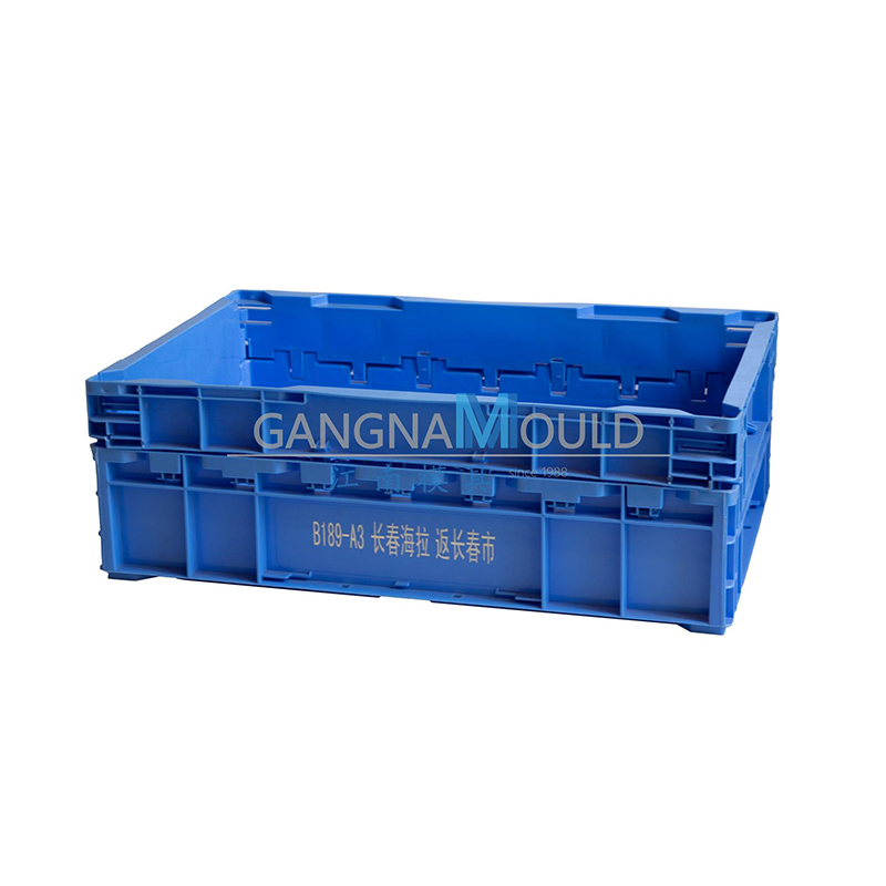 Molde de caja de rotación de plástico apilable JN-041