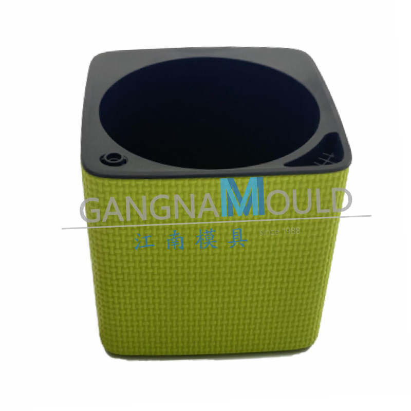 2、Molde de inyección para cubo de basura rectangular de plástico JN-236