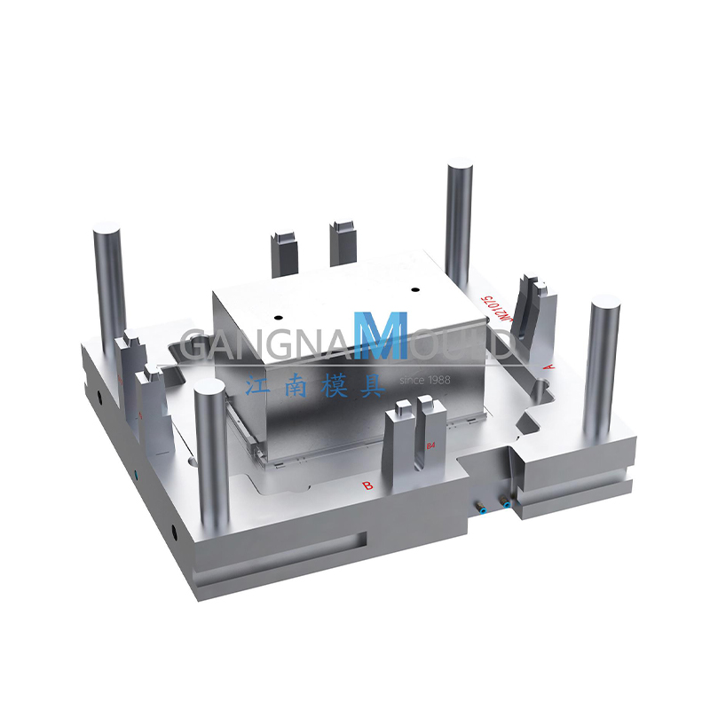 Molde de inyección de caja de rotación de plástico JN-055