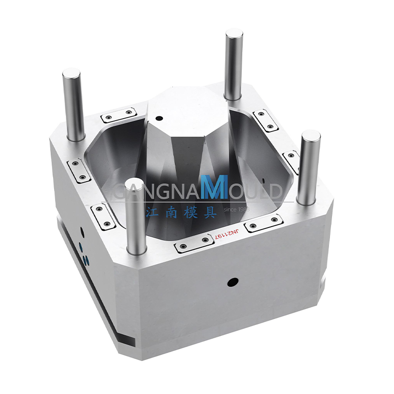 Molde de inyección para bote de basura plástico creativo con forma de diamante JN-258