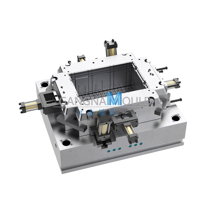 Molde de inyección de caja de rotación de plástico JN-054