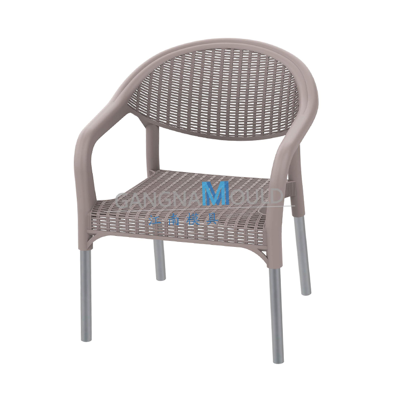 Molde de inyección de silla de mimbre de plástico de jardín JN-148