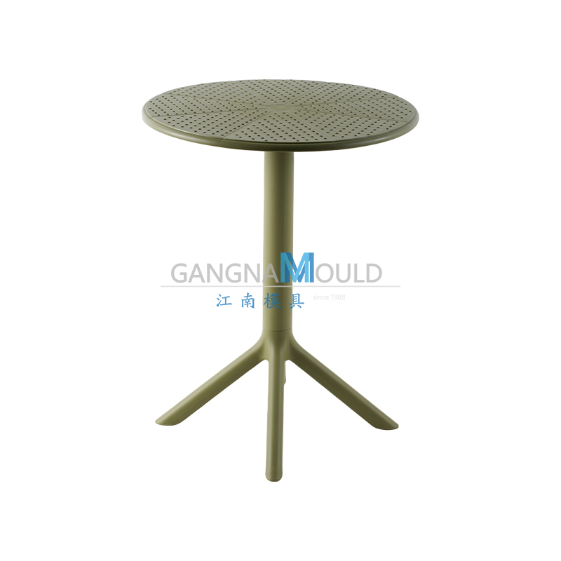 Molde de mesa de comedor al aire libre de plástico redondo JN-587 