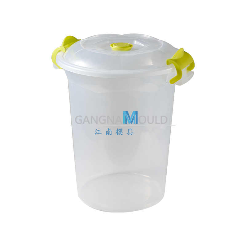 Molde de contenedor de almacenamiento de alimentos sellado de plástico redondo JN-562 