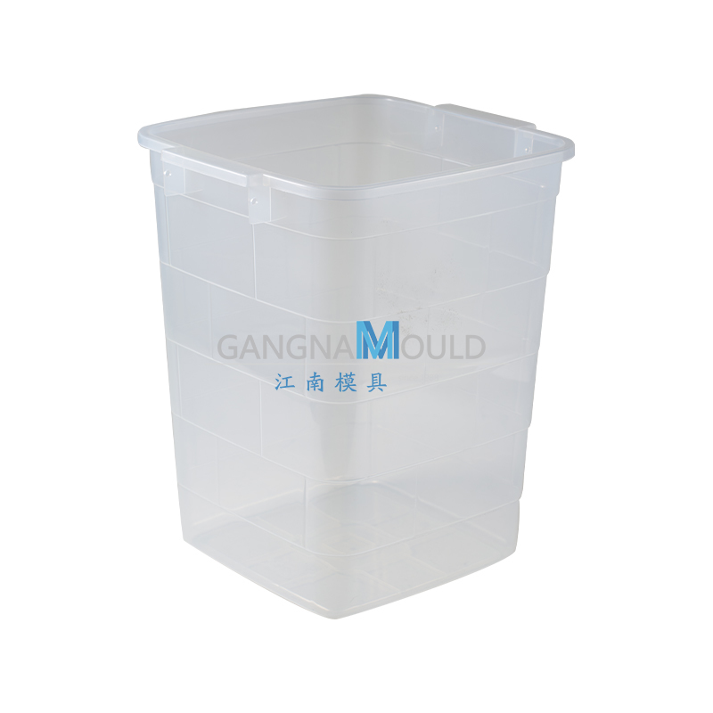 Molde de barril cuadrado de plástico transparente JN-563 