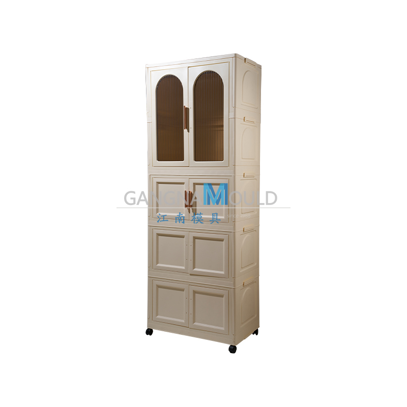 Molde de inyección de gabinete de almacenamiento de ropa de plástico JN-498