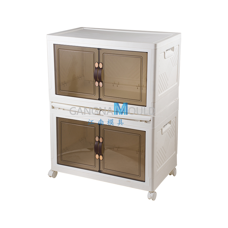 Molde de inyección de plástico de caja de almacenamiento apilable JN-500