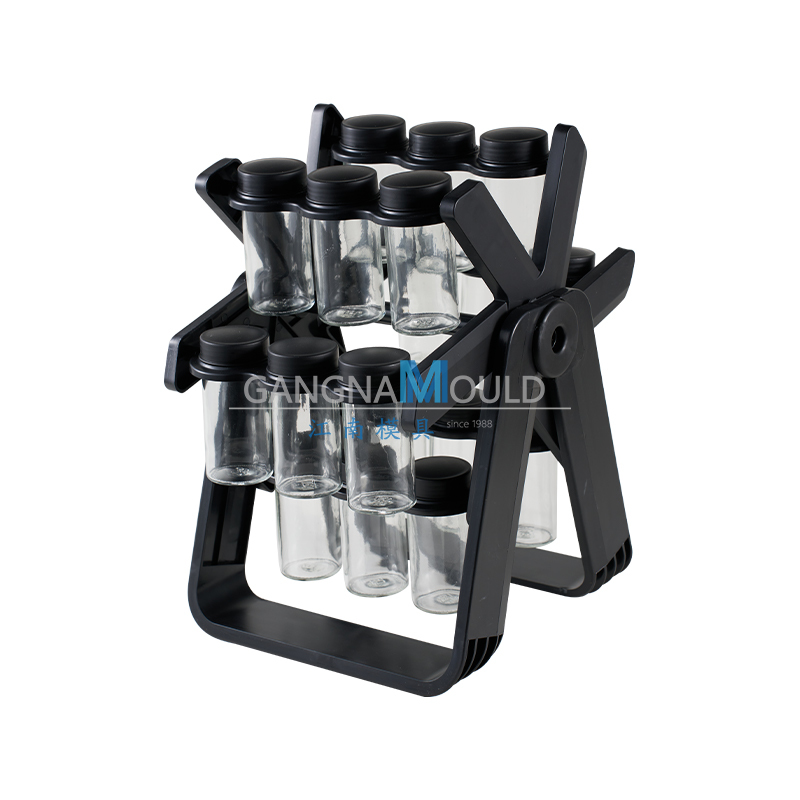 Molde de inyección de estante de condimento de escritorio JN-516